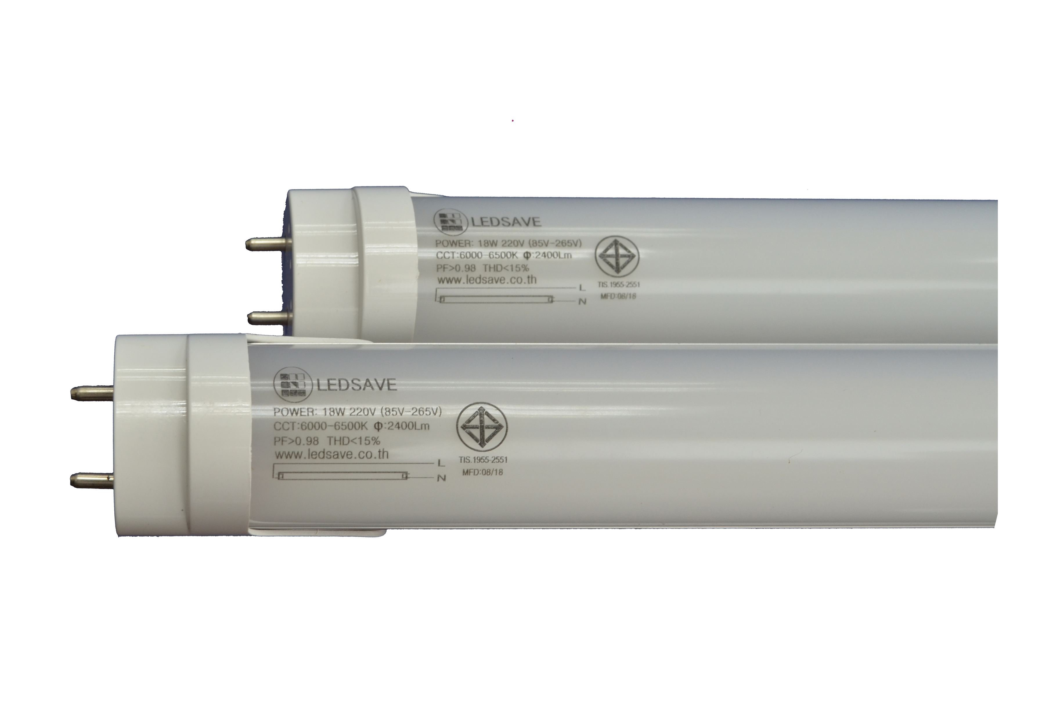 LED Tube T8 18W DC (Special) สเปคพิเศษ
